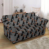 Pattern Print Doberman Dog Loveseat Cover-grizzshop