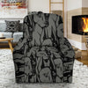 Pattern Print Dog Doberman Recliner Cover-grizzshop