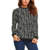 Pattern Print Dog Doberman Women Crewneck Sweatshirt-grizzshop