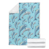 Pattern Print Dolphin Blanket-grizzshop