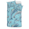 Pattern Print Dolphin Duvet Cover Bedding Set-grizzshop