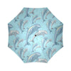 Pattern Print Dolphin Foldable Umbrella-grizzshop