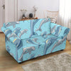 Pattern Print Dolphin Loveseat Cover-grizzshop