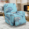 Pattern Print Dolphin Recliner Cover-grizzshop