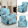 Pattern Print Dolphin Recliner Cover-grizzshop