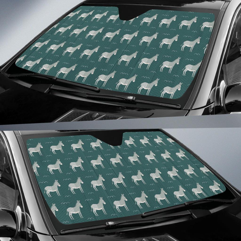 Pattern Print Donkey Car Sun Shade-grizzshop