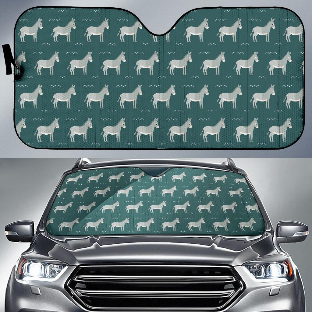 Pattern Print Donkey Car Sun Shade-grizzshop