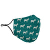 Pattern Print Donkey Face Mask-grizzshop