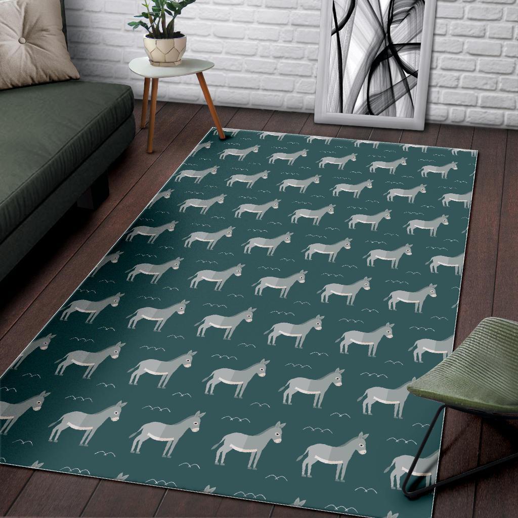 Pattern Print Donkey Floor Mat-grizzshop