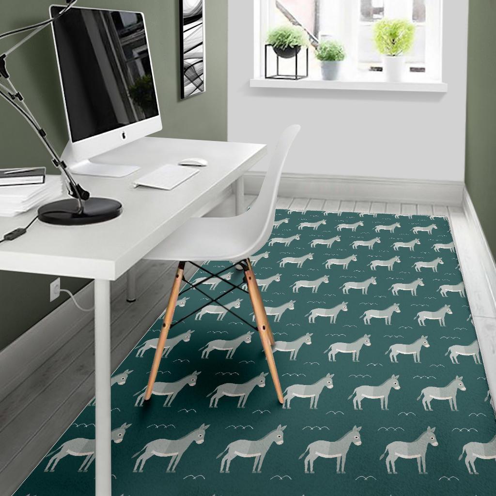 Pattern Print Donkey Floor Mat-grizzshop