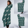 Pattern Print Donkey Hooded Blanket-grizzshop