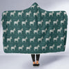 Pattern Print Donkey Hooded Blanket-grizzshop