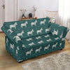 Pattern Print Donkey Loveseat Cover-grizzshop