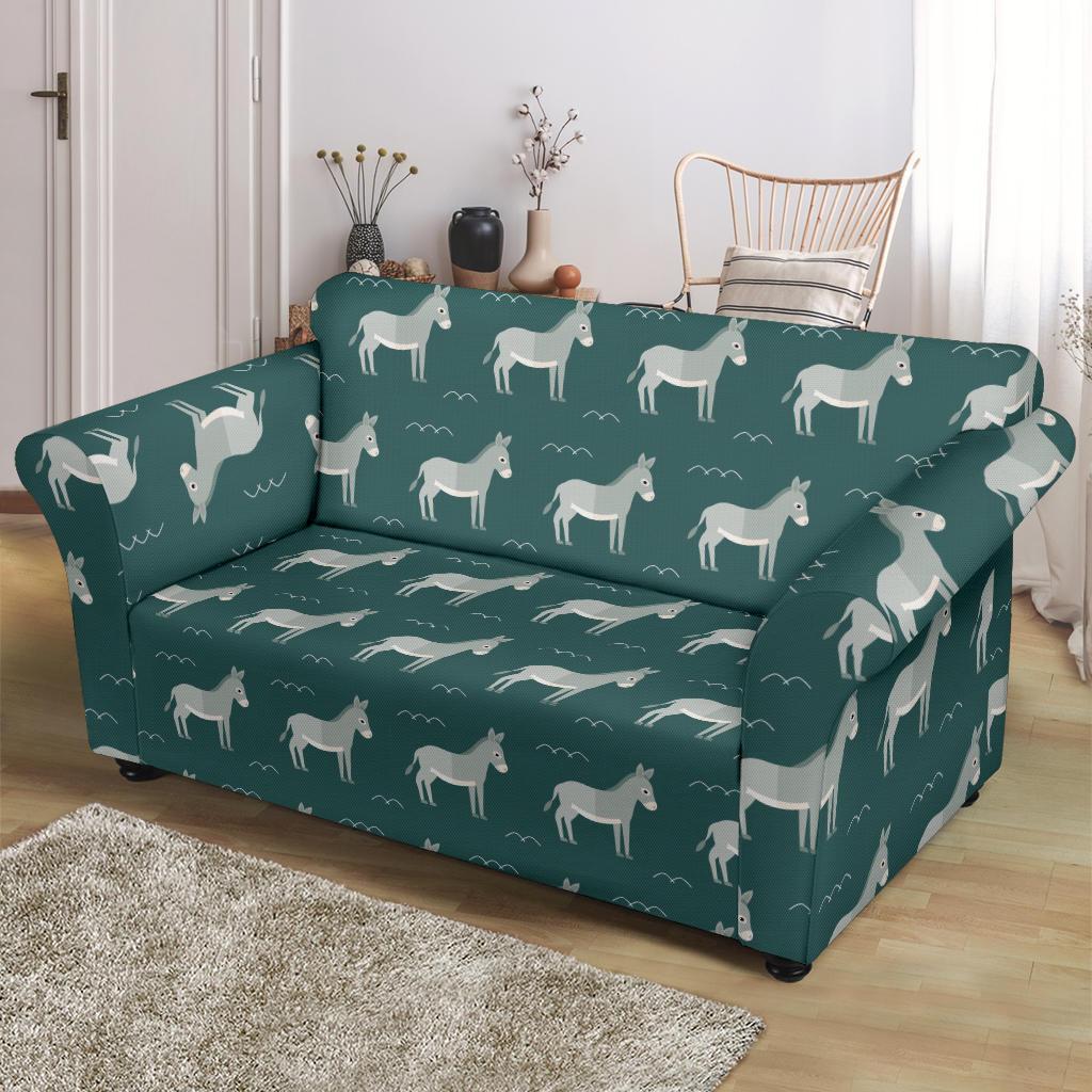 Pattern Print Donkey Loveseat Cover-grizzshop