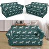 Pattern Print Donkey Loveseat Cover-grizzshop