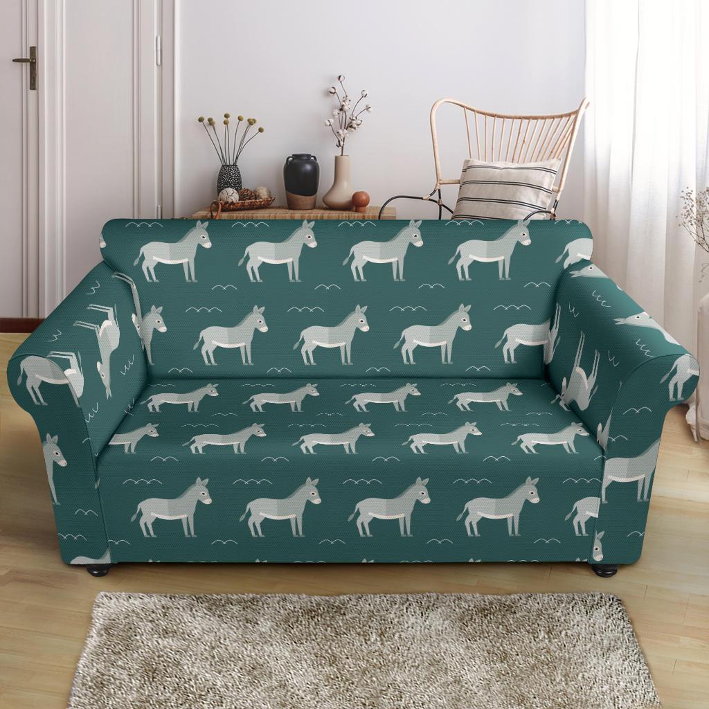 Pattern Print Donkey Loveseat Cover-grizzshop