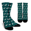 Pattern Print Donkey Unisex Crew Socks-grizzshop