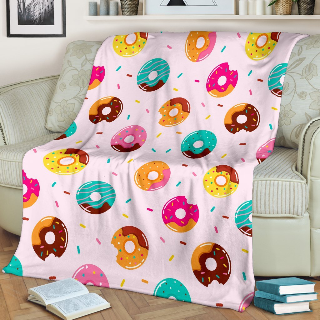 Pattern Print Donut Blanket-grizzshop