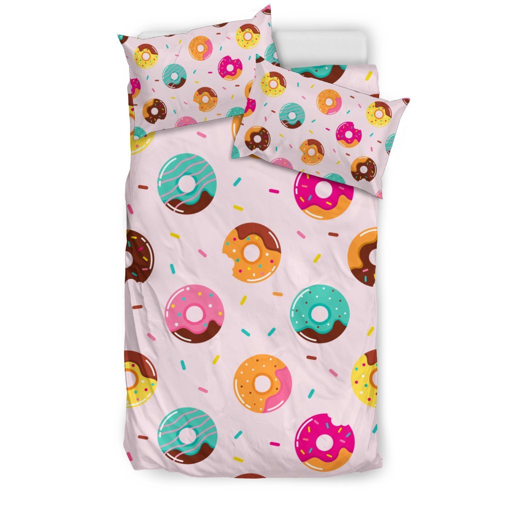 Pattern Print Donut Duvet Cover Bedding Set-grizzshop