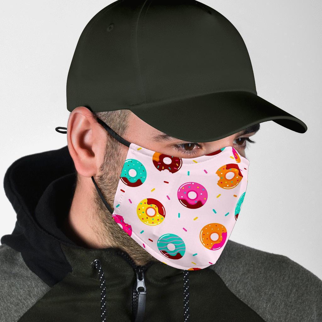 Pattern Print Donut Face Mask-grizzshop