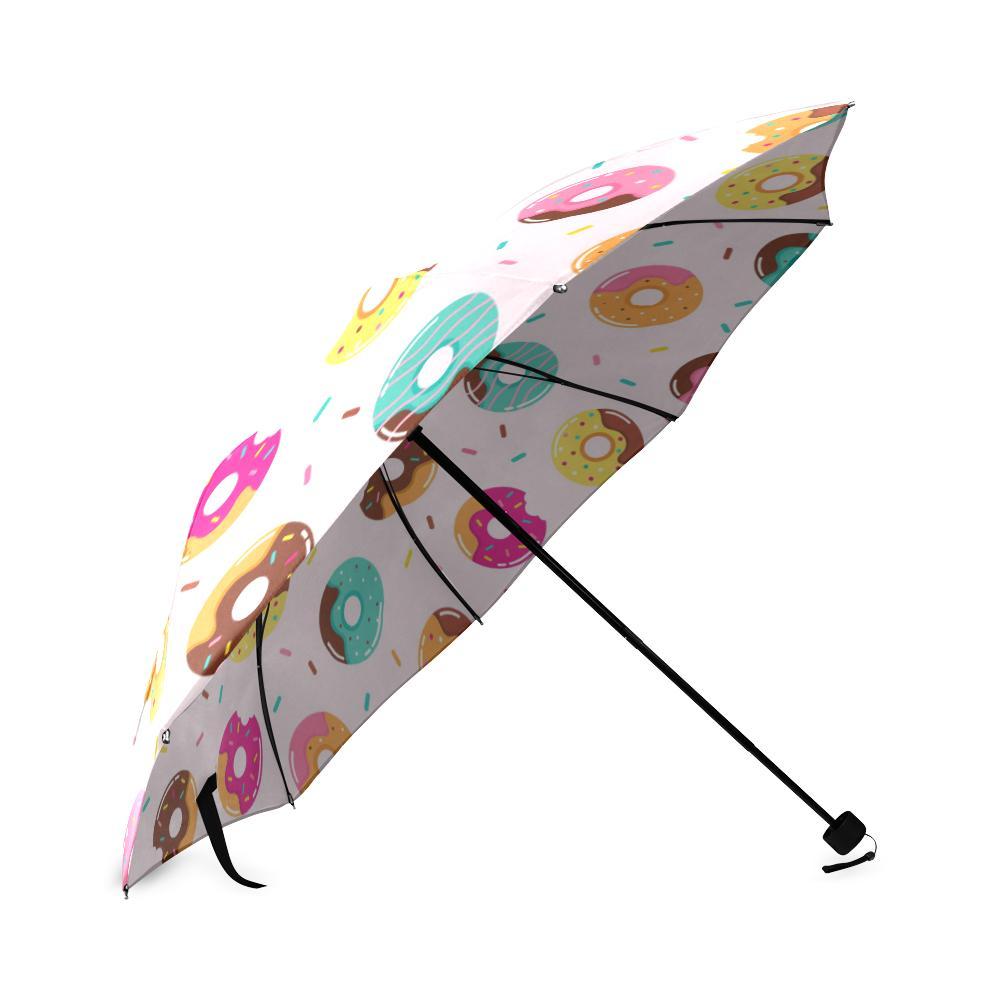 Pattern Print Donut Foldable Umbrella-grizzshop