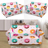 Pattern Print Donut Loveseat Cover-grizzshop