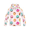 Pattern Print Donut Men Pullover Hoodie-grizzshop