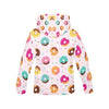 Pattern Print Donut Men Pullover Hoodie-grizzshop