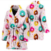 Pattern Print Donut Women Long Robe-grizzshop