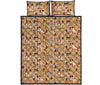 Pattern Print Egyptian Bed Set Quilt-grizzshop