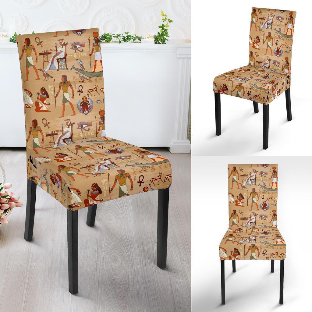 Pattern Print Egyptian Chair Cover-grizzshop