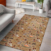 Pattern Print Egyptian Floor Mat-grizzshop