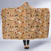 Pattern Print Egyptian Hooded Blanket-grizzshop