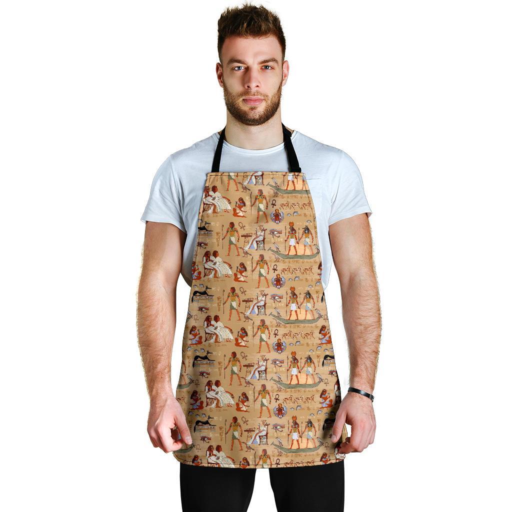 Pattern Print Egyptian Men's Apron-grizzshop