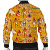 Pattern Print Egyptian Men's Bomber Jacket-grizzshop