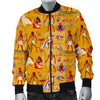 Pattern Print Egyptian Men's Bomber Jacket-grizzshop