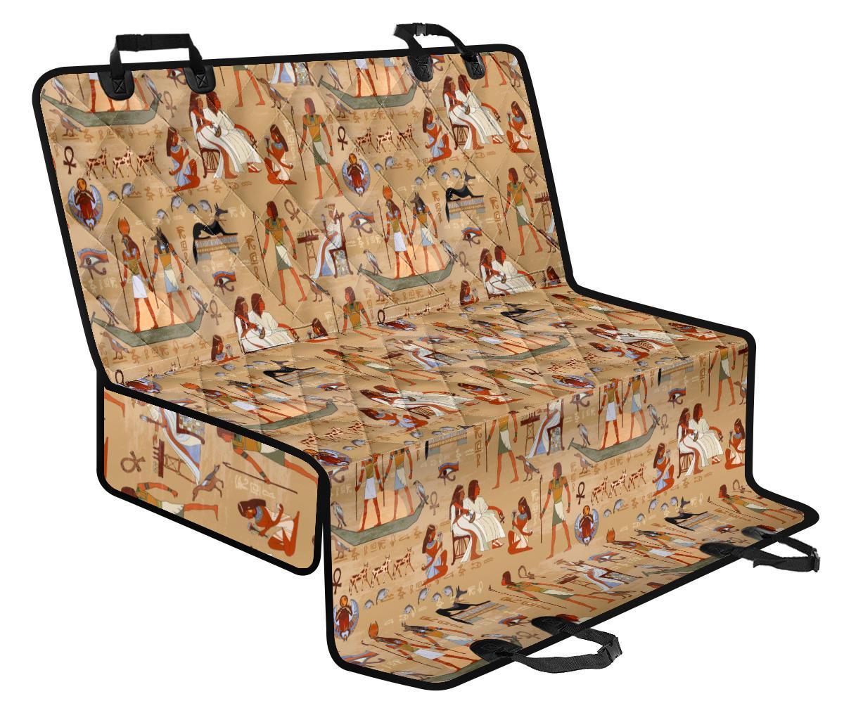 Pattern Print Egyptian Pet Car Seat Cover-grizzshop