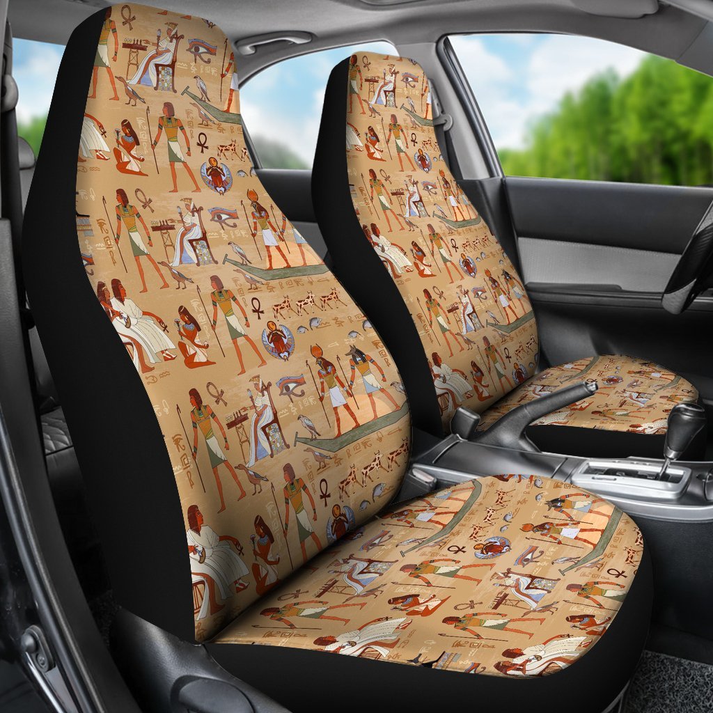 Pattern Print Egyptian Universal Fit Car Seat Covers-grizzshop