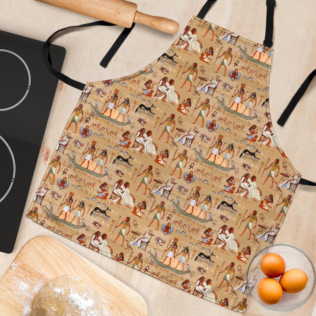 Pattern Print Egyptian Women's Apron-grizzshop