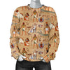 Pattern Print Egyptian Women's Sweatshirt-grizzshop