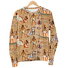 Pattern Print Egyptian Women's Sweatshirt-grizzshop