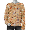 Pattern Print Egyptian Women's Sweatshirt-grizzshop