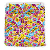 Pattern Print Emoji Duvet Cover Bedding Set-grizzshop