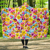 Pattern Print Emoji Hooded Blanket-grizzshop