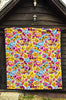 Pattern Print Emoji Quilt-grizzshop