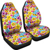 Pattern Print Emoji Universal Fit Car Seat Covers-grizzshop