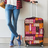 Pattern Print Ethnic Luggage Cover Protector-grizzshop