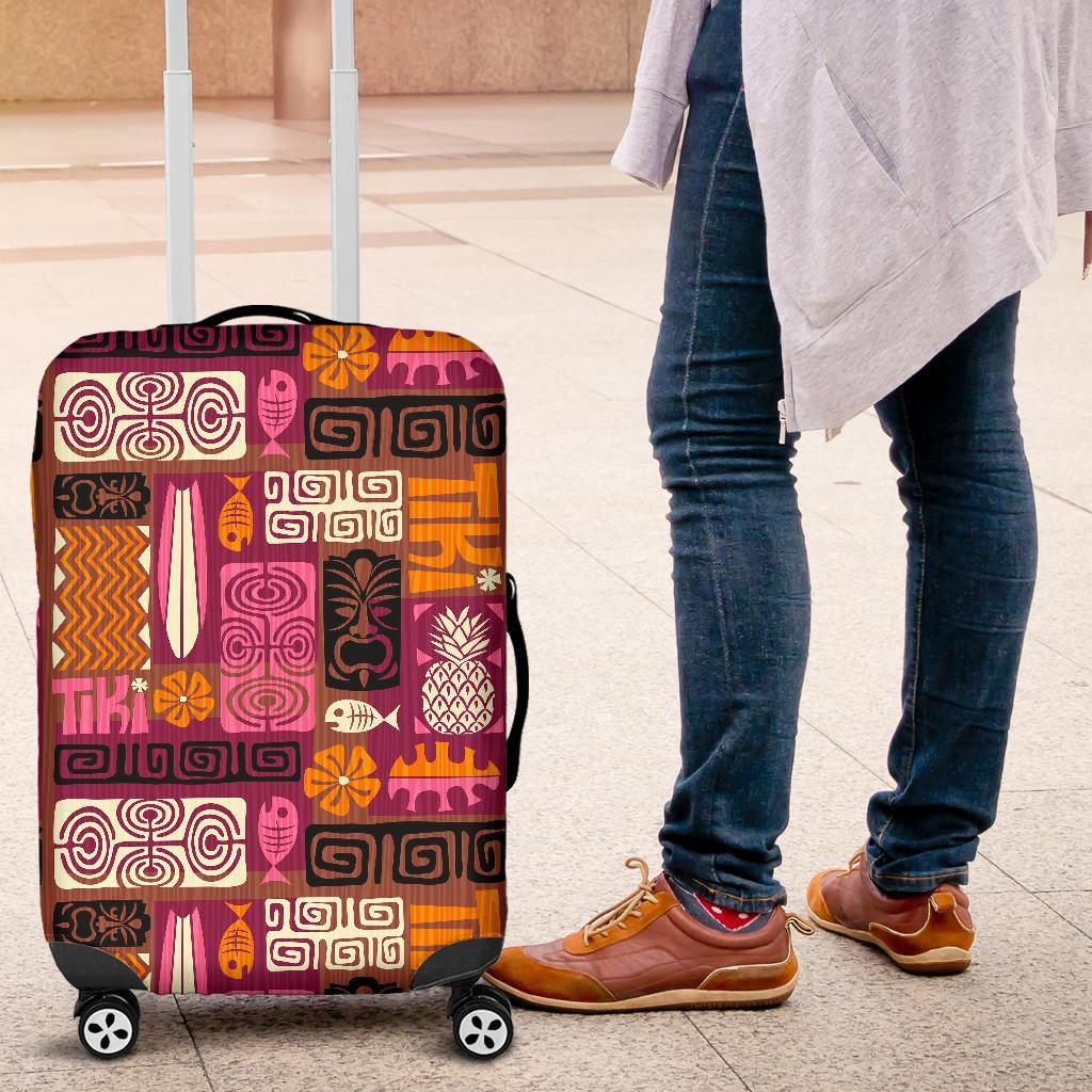 Pattern Print Ethnic Luggage Cover Protector-grizzshop