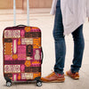 Pattern Print Ethnic Luggage Cover Protector-grizzshop