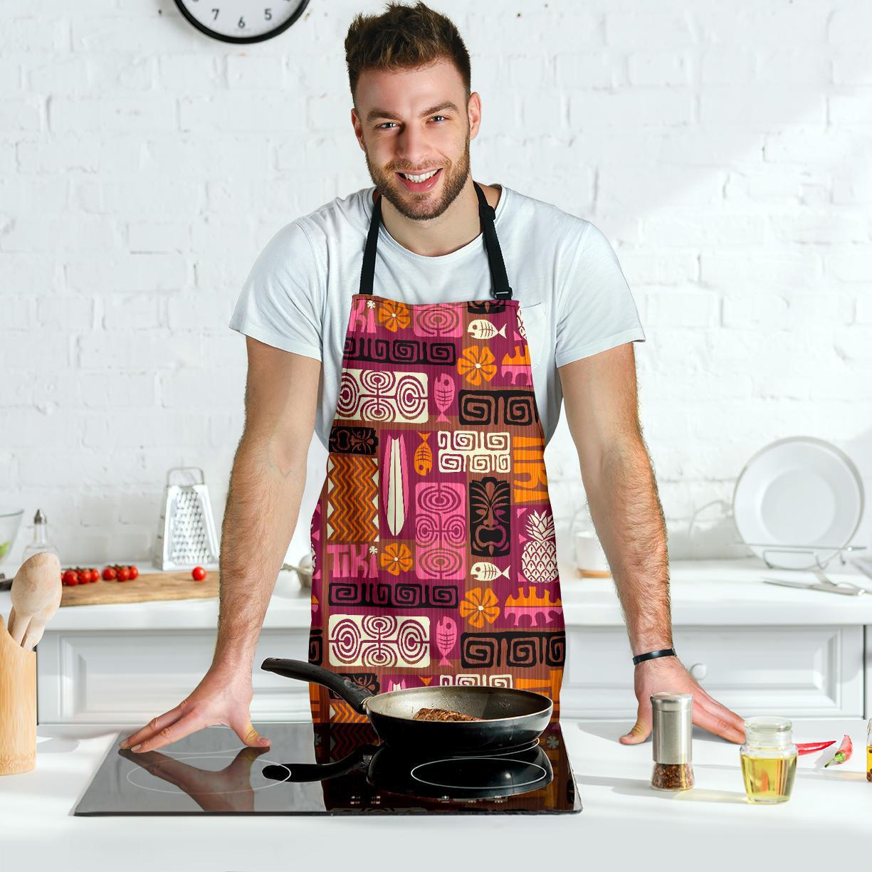 Pattern Print Ethnic Men's Apron-grizzshop